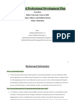 Ed 112 Individualized Professional Development Plan