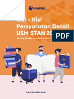Persyaratan Detail USM STAN 2019