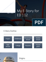 My E-Story Ed 112