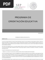 Programa de Orientación Educativa de La DGB