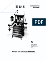 Ulco Elite 615 Anaesthetic Machine - Service Manual