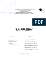 trabajo de derecho provatorio La Prueba.doc