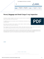 Parcel, Baggage and Small Cargo X-Ray Inspection