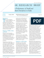 Exim Bank: Research Brief: Export Performance of Small and Medium Enterprises in India