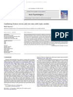 Combining Feature Norms and Text Data With Topic Models