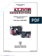 OHV Series 3KW-9KW: Premier Pow'R Products Generators