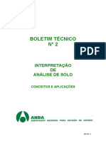 ADUBACAO - BOLETIM TEC NUMERO 2 INTERPRETACAO DE ANALISE DE SOLO.pdf