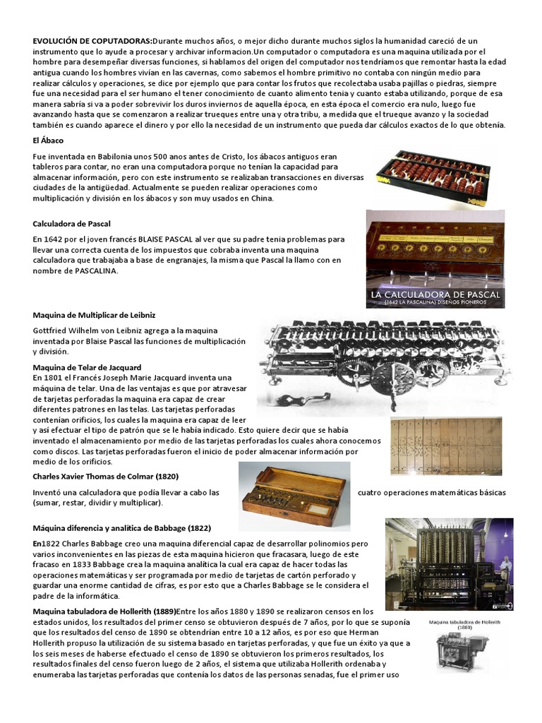 Evolución de Las Computadoras | PDF | Circuito integrado | Ibm