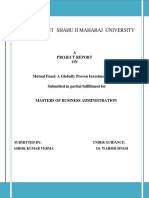 Chhatrapati Shahu Ji Maharaj University: A Project Report ON