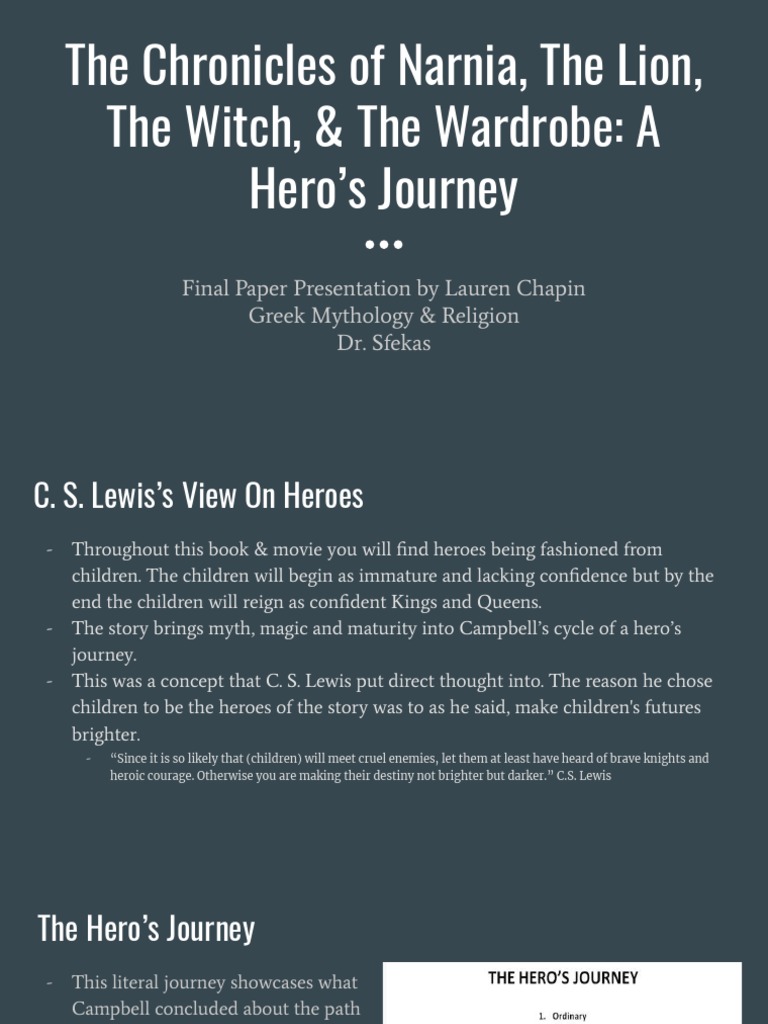 Narnia Heros Journey Analysis