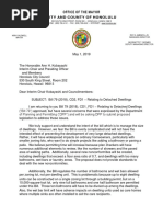 Mayor S Letter To City Council On Monster Homes Bill