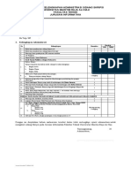 Checklist Kelengkapan Administrasi Sidang Skripsi 2018