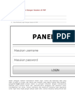 Cara Membuat Login Dengan Session Di PHP