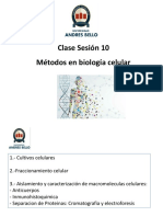 Clase Sesión 10. Métodos en Biología Celular