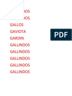GALLINDOS