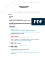 Indicaciones Informe de Caso