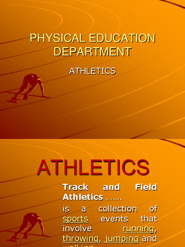 Track and Field Athletics Overview | PDF | Track And Field | Summer ...