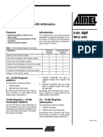 AVR202: 16-Bit Arithmetics: 8-Bit MCU With Downloadable Flash Application Note