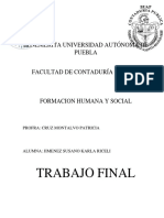 Trabajo Final Benemerita Universidad Autónoma de Puebla