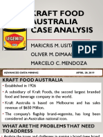 Kraft Food Australia Case Analysis: Maricris M. Usita Oliver M. Dimaano Marcelo C. Mendoza