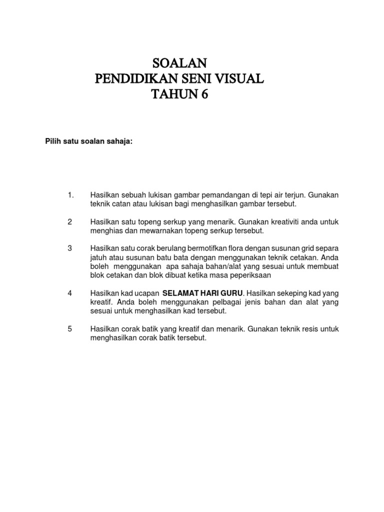 Soalan Psv Th 6 Pdf