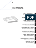 Installation Manual: Air Conditioner Indoor Unit Floor/Ceiling Type