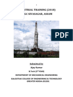 Industrial Training (2018) Ongc Sivasagar, Assam: Ajay Kumar