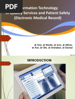 Information Technology in Quality Services and Patient Safety (Electronic Medical Record)