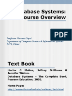 Database Systems: Course Overview