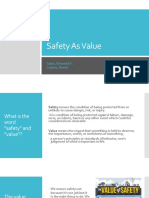 Safety As Value: Salas, Reynald A. Saylon, David