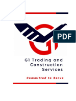 G1 Trading and Construction Services