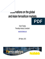 Observations on the rise of Asian ferrosilicon markets and China's declining exports