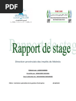 Rapport de Stage DGI MEKNÈS