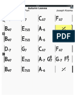 Autumn Leaves Chords