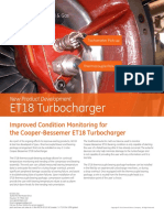 ET18 Turbocharger: Improved Condition Monitoring For The Cooper-Bessemer ET18 Turbocharger