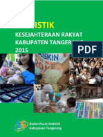 Statistik Kesejahteraan Rakyat Kabupaten Tangerang 2015 PDF