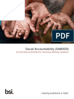 Social Accountability (SA8000) : An International Standard For Improving Working Conditions