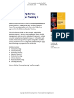 Med Surg Sensory Sample PDF