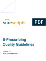 E Prescribing Quality Guidelines