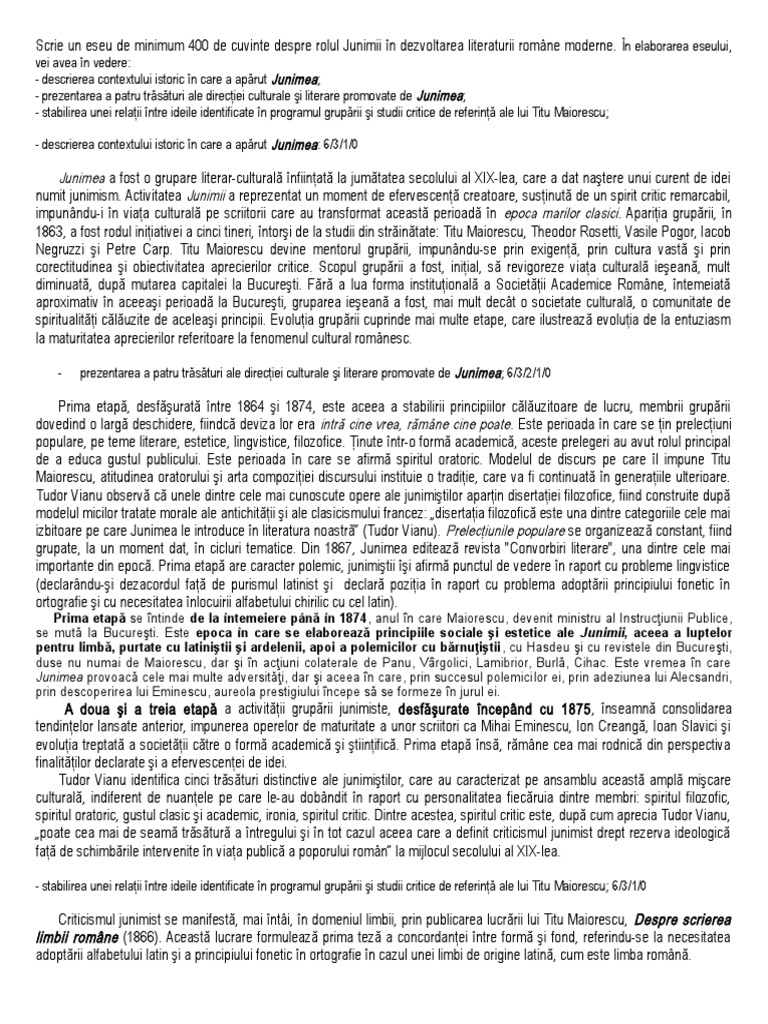 Junimea | PDF