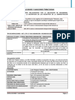 Infracciones y sanciones tributarias según el Código Tributario