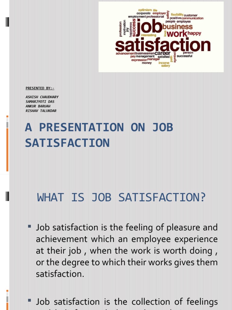 Understanding Job Satisfaction Factors | PDF | Job Satisfaction ...