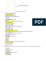 Latihan Soal UTS Parasitologi