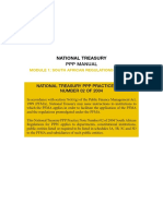 National Treasury PPP Manual: Module 1: South African Regulations For Ppps