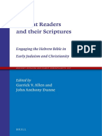 [Ancient Judaism and Early Christianity 107] Garrick V. Allen, John Anthony Dunne - Ancient Readers and their Scriptures_ Engaging the Hebrew Bible in Early Judaism and Christianity (2019, Brill) (1).pdf
