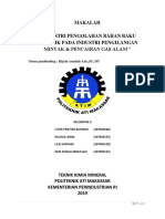 Industri Pengolahan Bahan Baku Organik Pada Industri Pengilangan Minyak Dan Pencairan Gas Alam