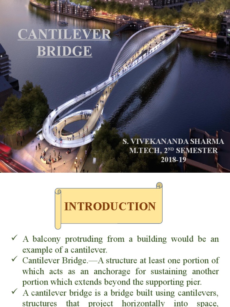 Overview of Cantilever Bridge Design | PDF | Structural Engineering ...