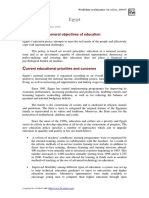 Egypt Education Policy Priorities