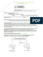 Tabla periódica: Grupos y periodos