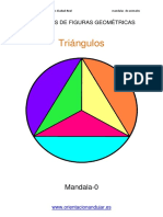 Mandalas geométricos triángulos Maribel Martínez